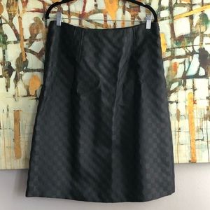 NWT Marc By Marc Jacobs Black Checkered Skirt